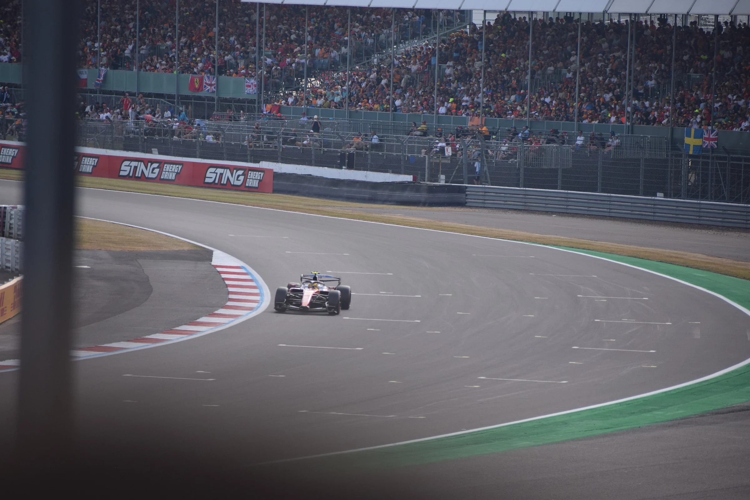 Lewis Hamilton driving Ferrari's 2026 Formula 1 car at Silverstone